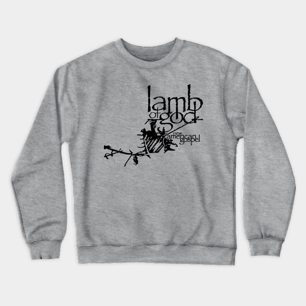 vintage retro lambofgod music Crewneck Sweatshirt by masri hudi